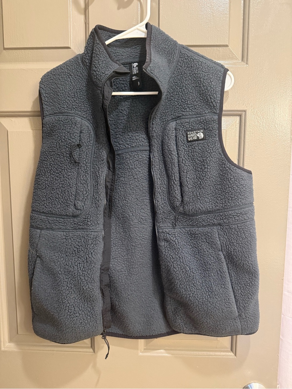 Mountain Hardwear Dark Gray Sherpa Fleece Vest